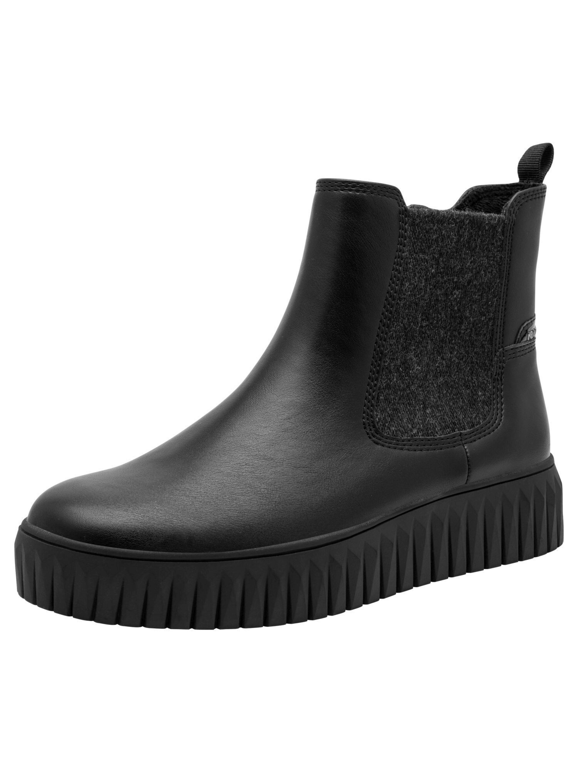 MARCO TOZZI Chelsea boots in Black: front