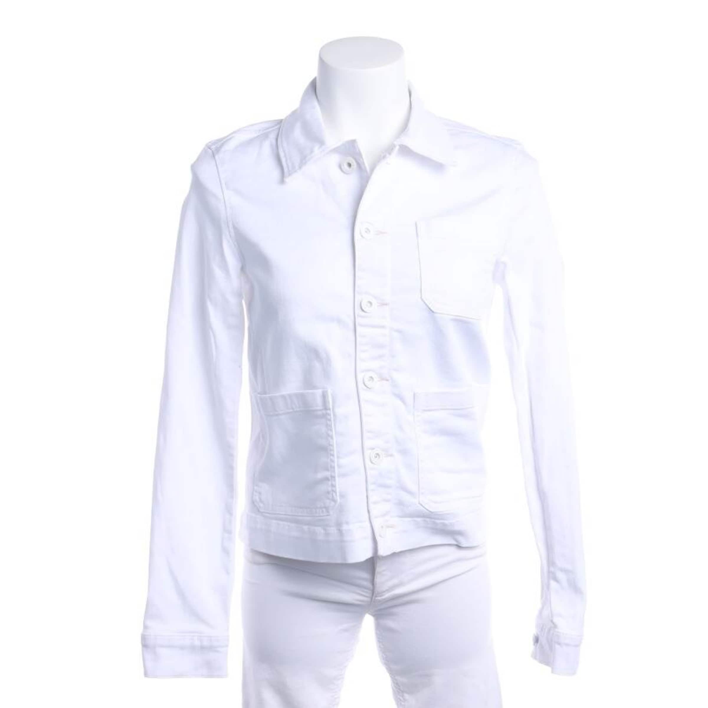 Marc O'Polo Sommerjacke XS in Weiß: Vorderseite