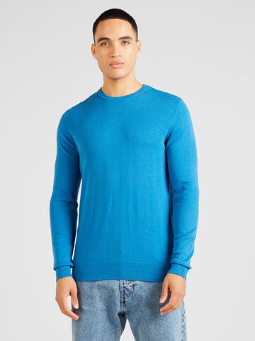 WRANGLER - Jersey en azul: frente