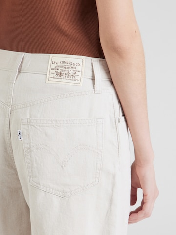 LEVI'S ® Свободный крой Штаны 'HIGH BAGGY SHORT WHERES MY PHO IN LINEN DENIM' в Серый