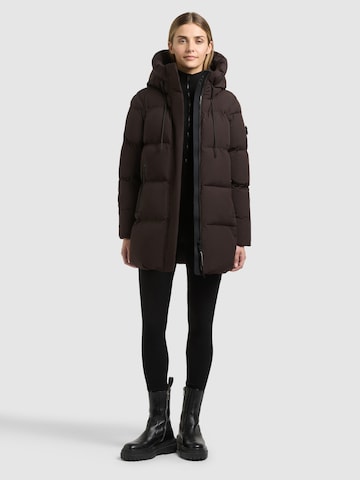 khujo Wintermantel 'Drown2' in Bruin