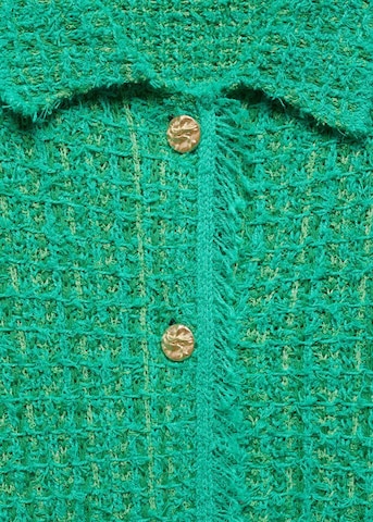 MANGO Strickjacke 'COCODRIL' in Grün