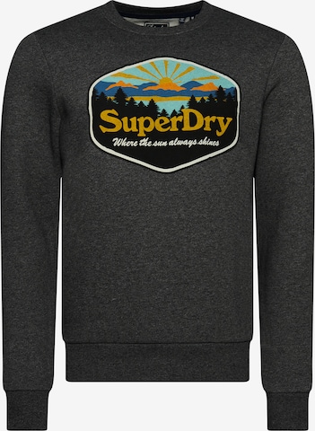 Superdry Majica | siva barva: sprednja stran