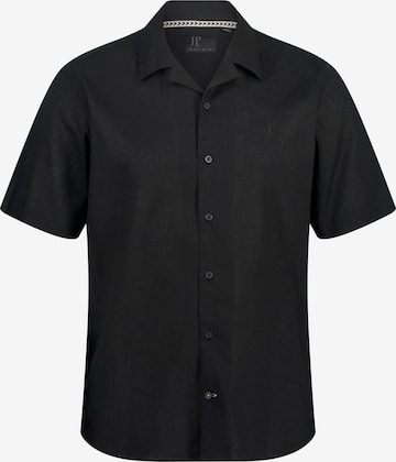 JP1880 Comfort fit Button Up Shirt in Black: front