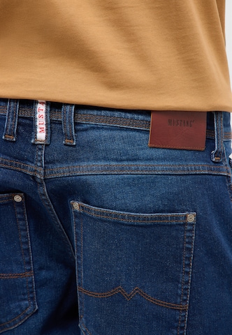 MUSTANG Regular Shorts 'Fremont' in Blau