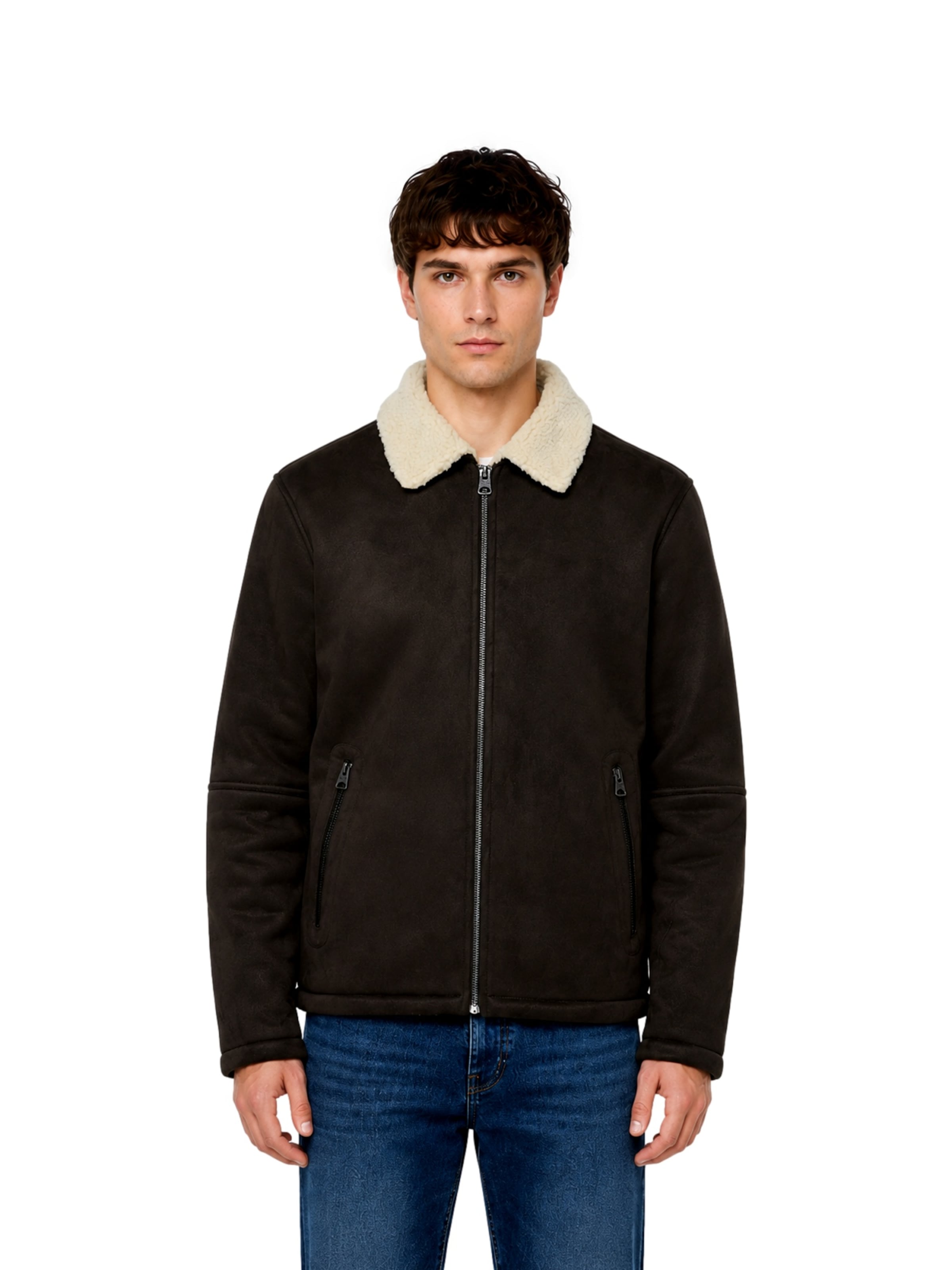 Only & Sons - Chaqueta de entretiempo 'ONSRoyce' en marrón: frente