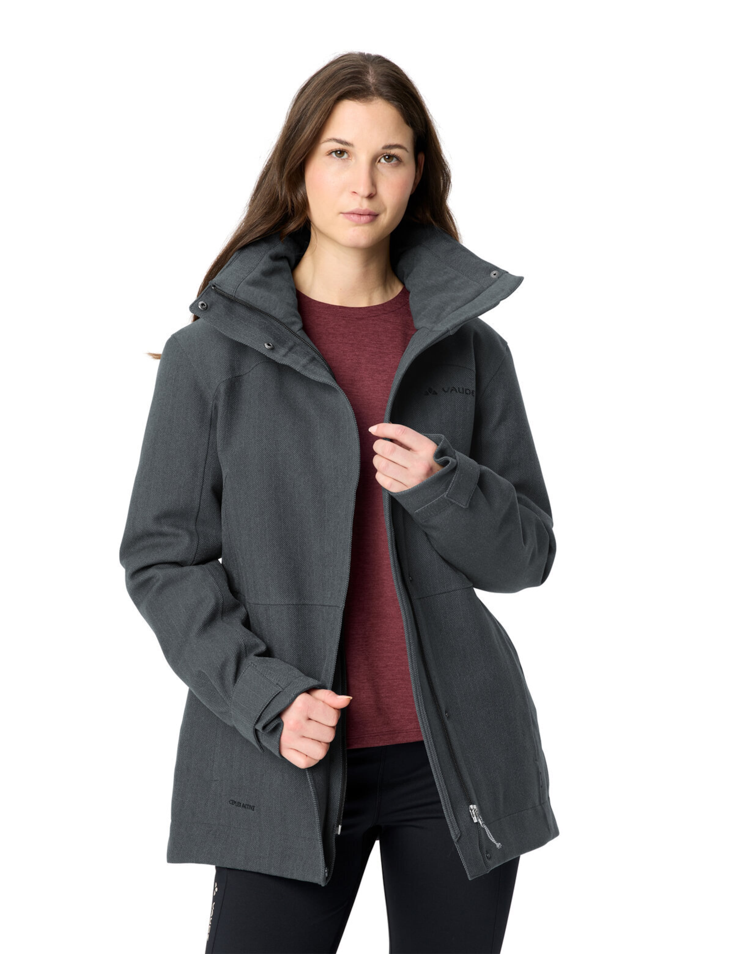 VAUDE Outdoorjacke 'Skomer' in Grau