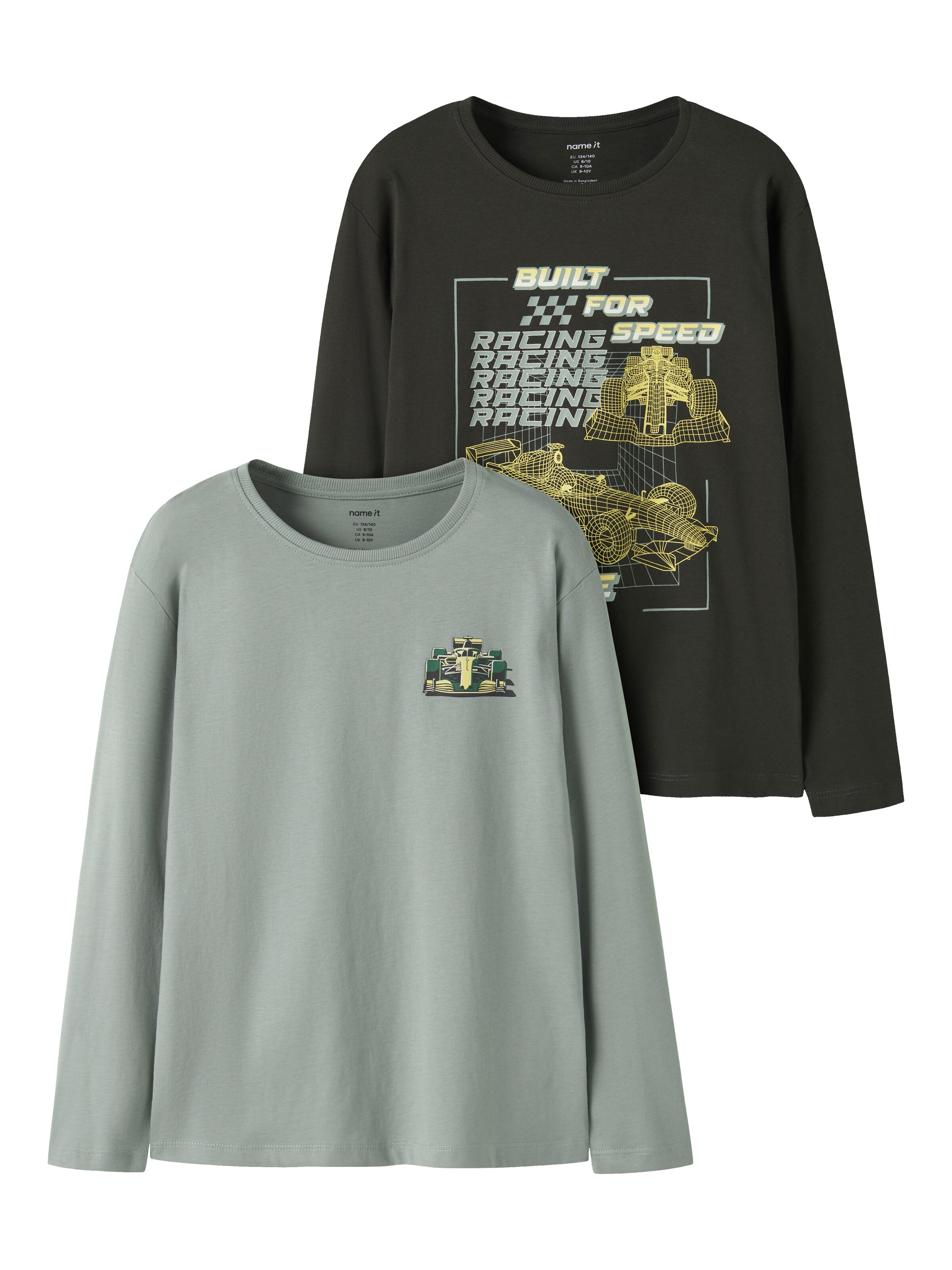 NAME IT - Camiseta 'NKMVICTOR' en gris: frente