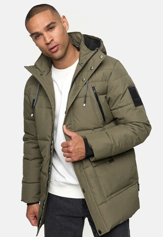 Veste d’hiver ' Wess ' INDICODE JEANS en vert
