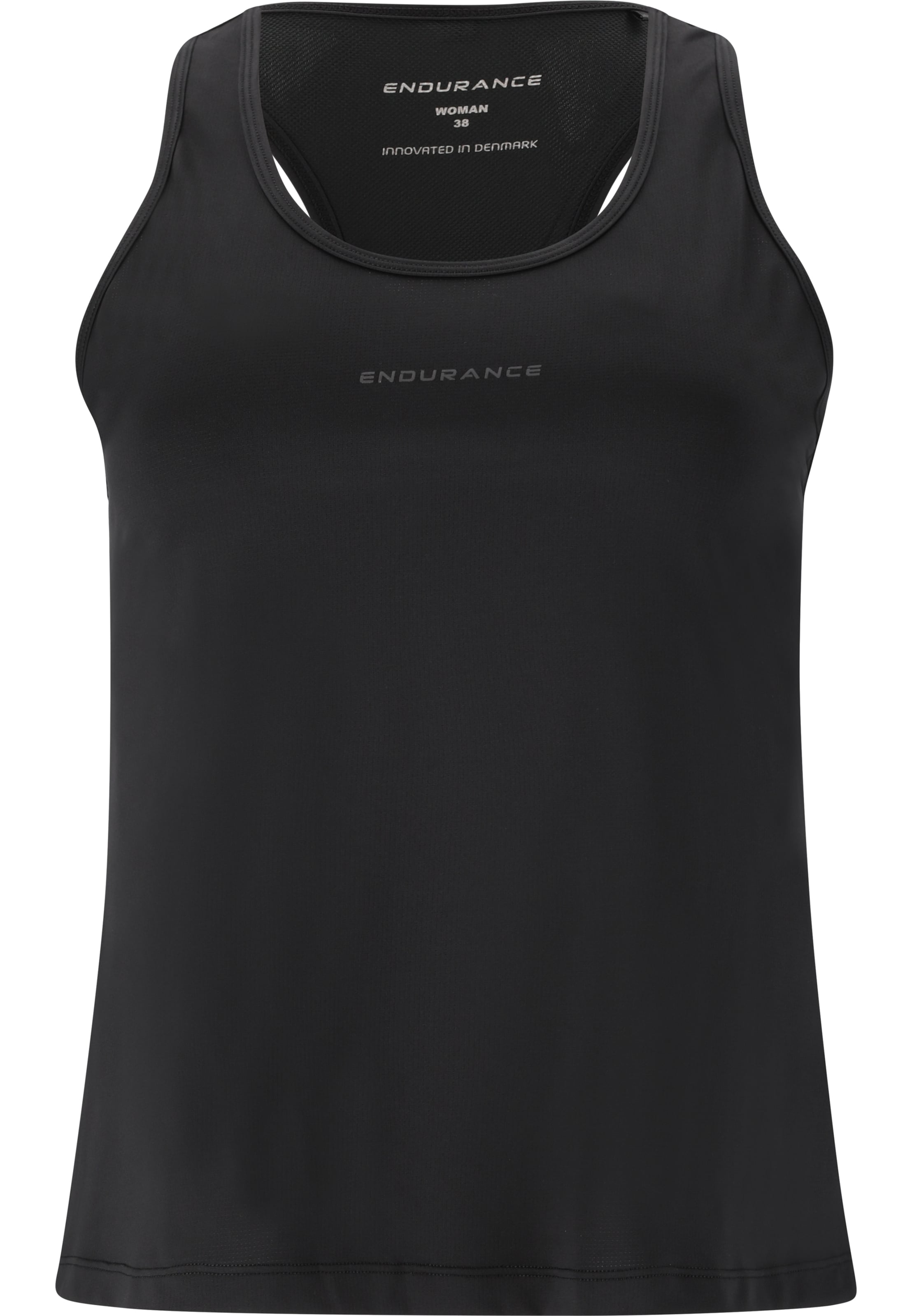 ENDURANCE Sports top 'Nan' in Black: front