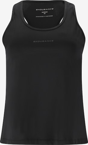 ENDURANCE Sports top 'Nan' in Black: front