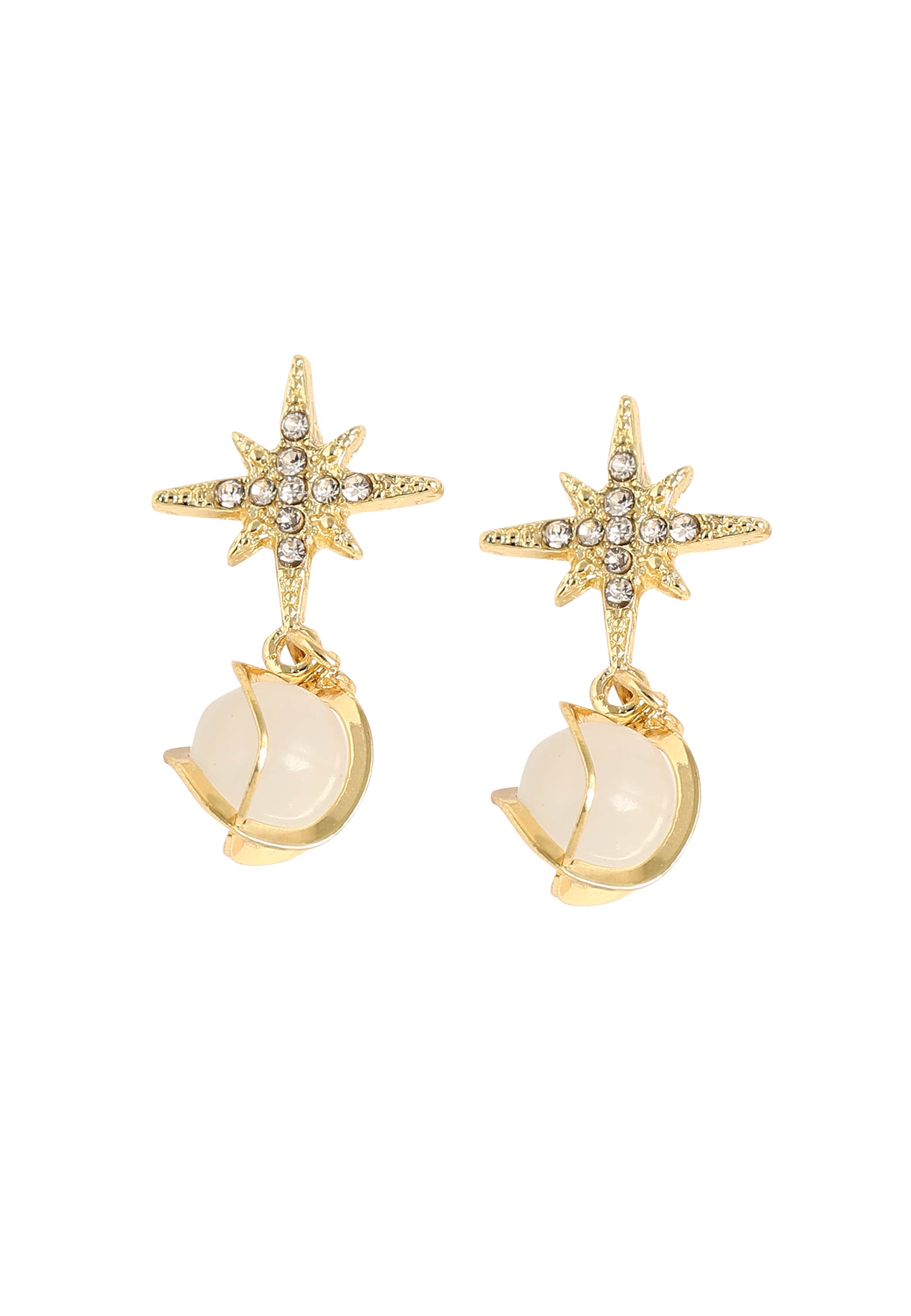 SOHI Серьги 'Joi' в Золотой: спереди