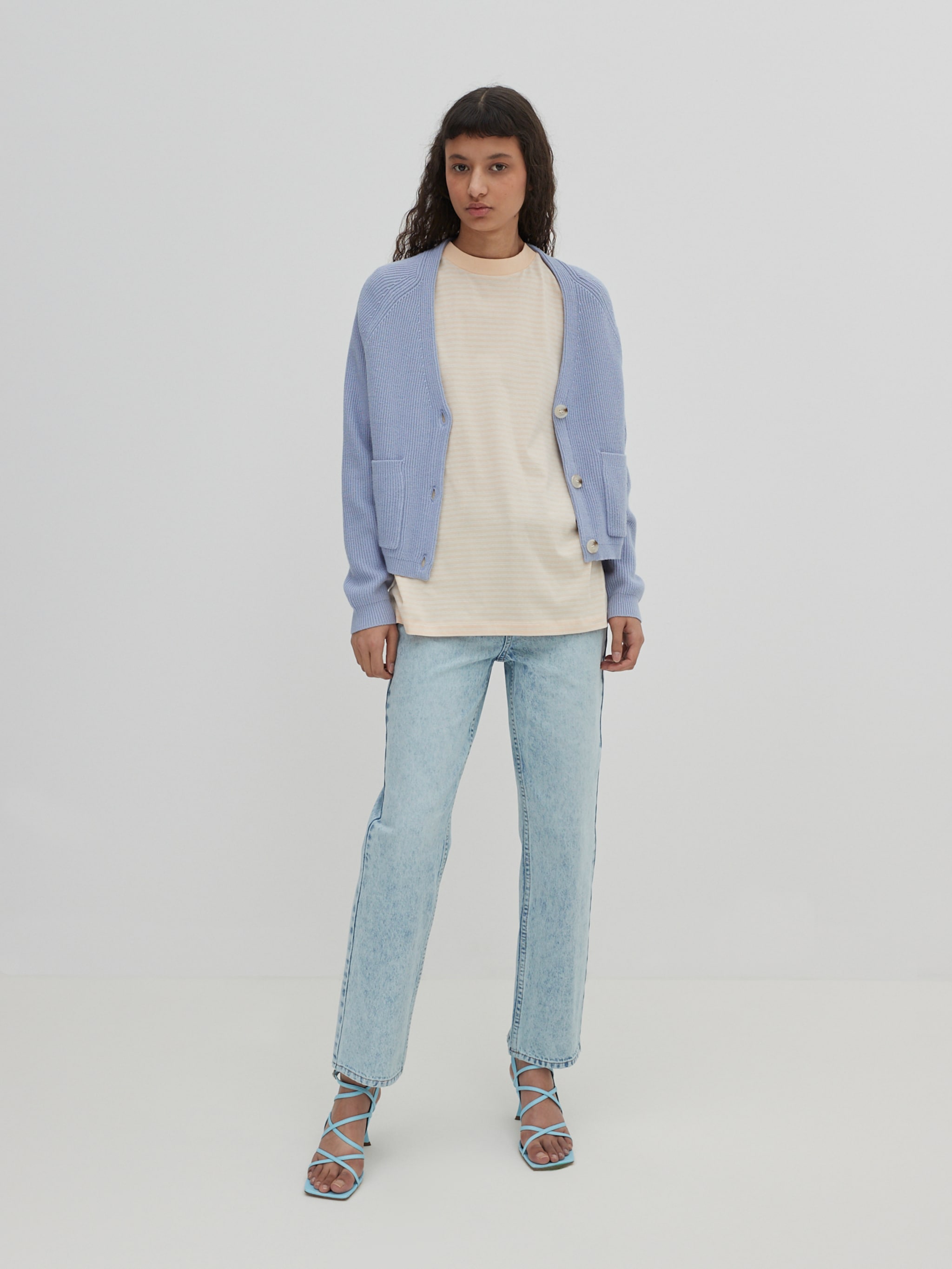 EDITED Producten Shirt 'Keela' Abrikoos