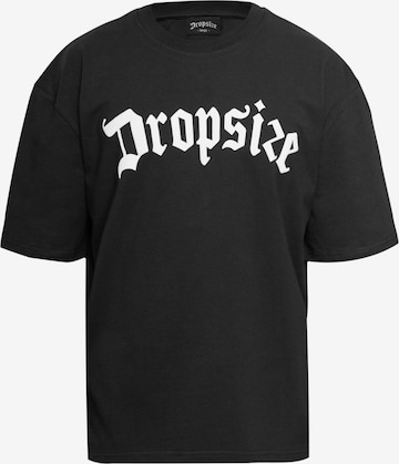 Dropsize T-Shirt in Schwarz: predná strana