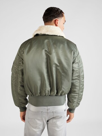 ALPHA INDUSTRIES Prehodna jakna 'B 15' | zelena barva