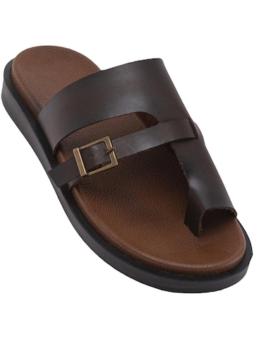 Limoya Mules 'Enisa' in Brown: front