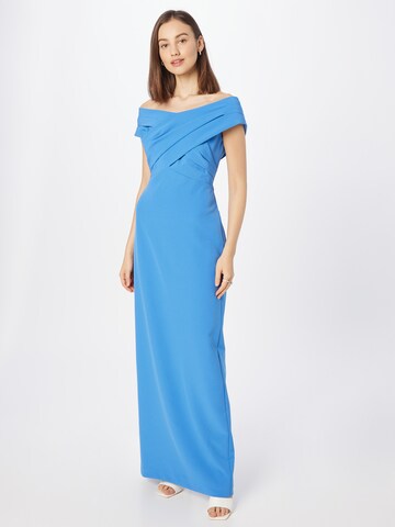 Abito da sera 'IRENE' di Lauren Ralph Lauren in blu: frontale