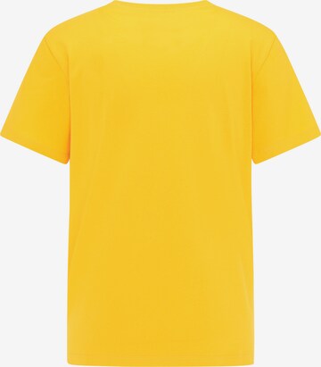 SOMWR Shirt 'THE PLANET#S HERE' in Yellow