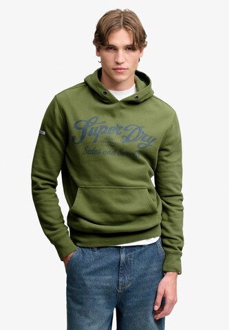 Superdry & Co Sweatshirt in Groen: voorkant