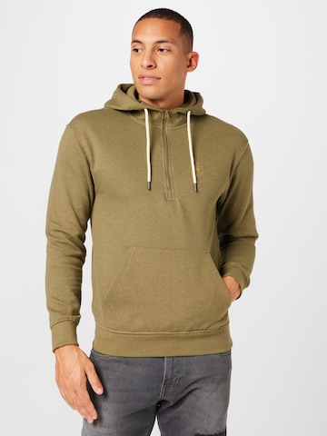 BLEND Sweatshirt in Green: front