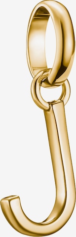 Thomas Sabo Anhänger 'Buchstabe J' in Gold: Vorderseite