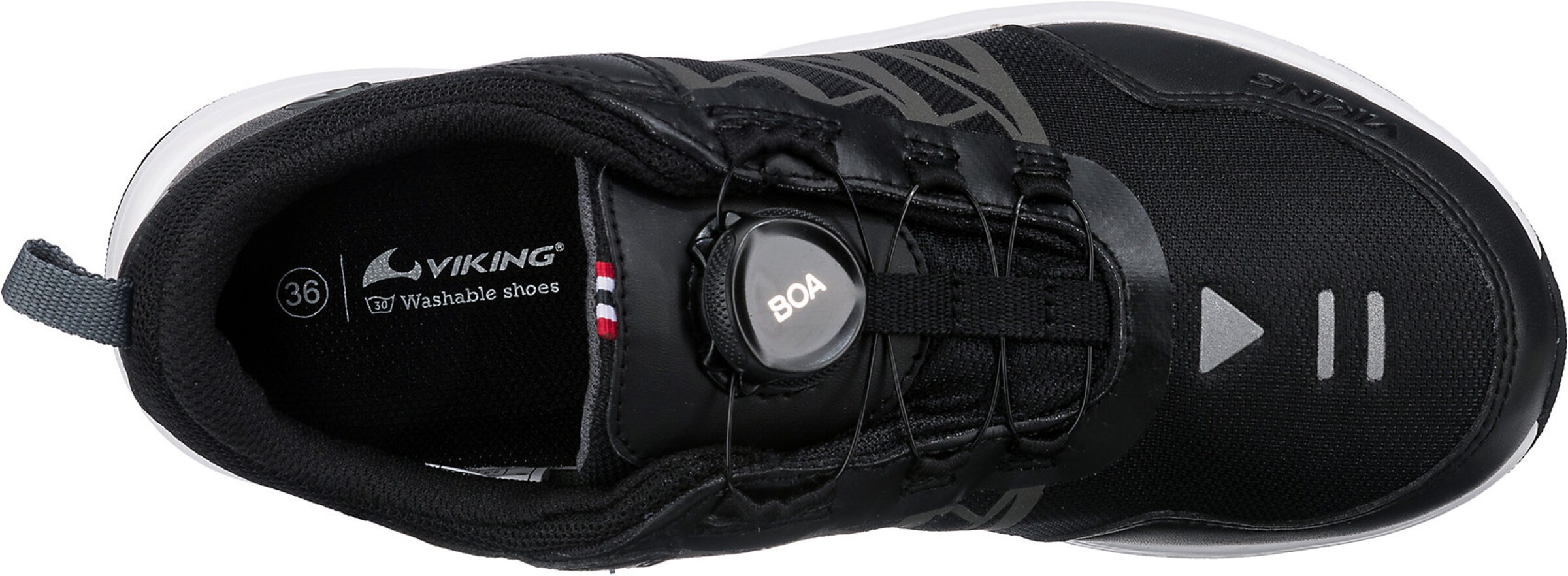 Kinder Teens (Gr. 140-176) VIKING Halbschuh in Schwarz - CE07598 Kinder Teens (Gr. 140-176) VIKING Halbschuh in Schwarz - CE07598