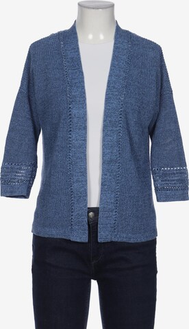 Lands‘ End Sweater & Cardigan in S in Blue: front