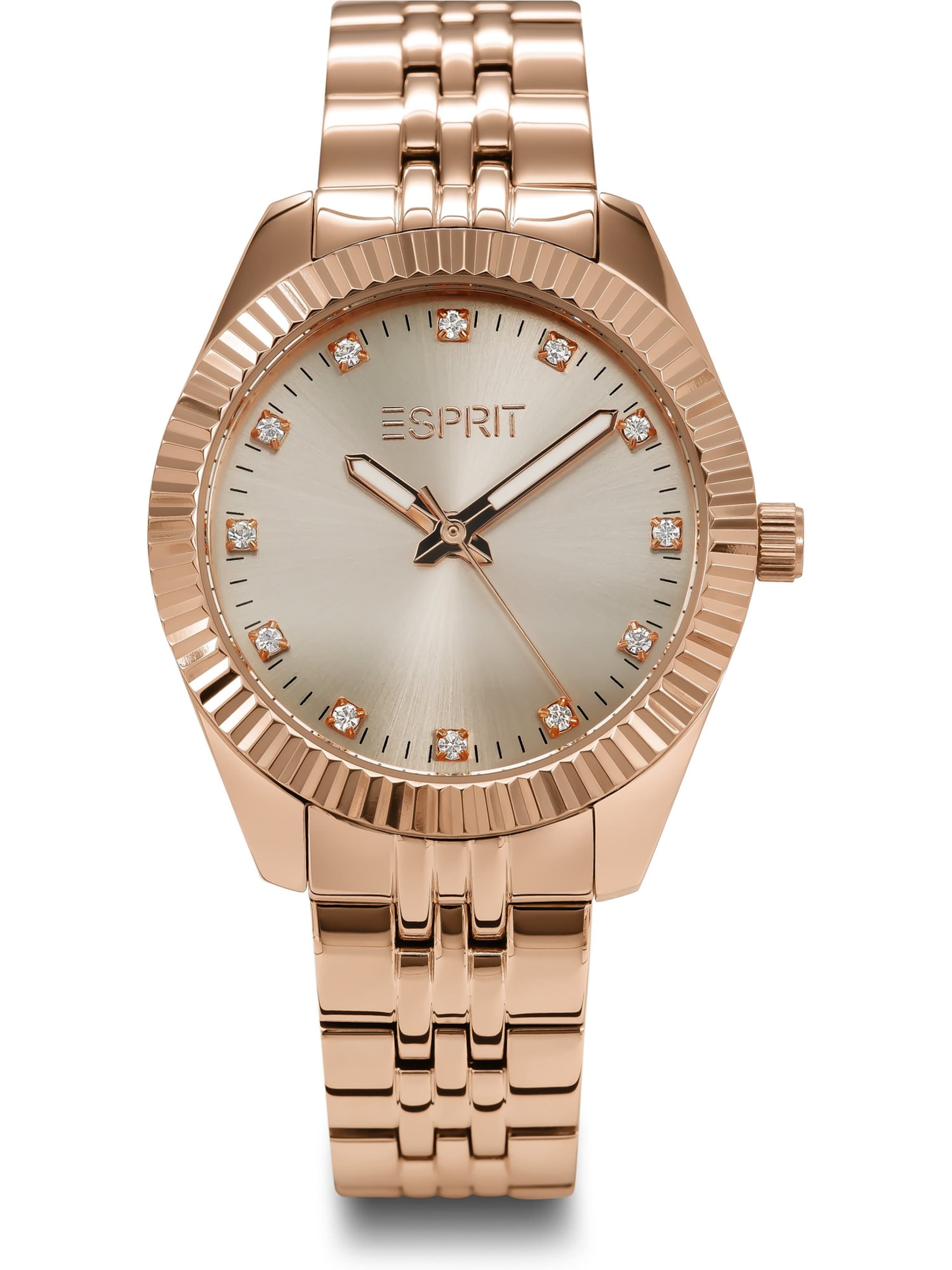 ESPRIT Analoguhr in Gold: Vorderseite