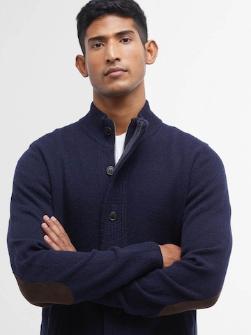 Barbour Knit Cardigan in Blue