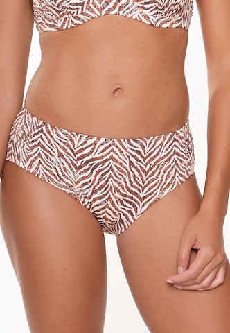 LingaDore Bikini Bottoms in Brown: front