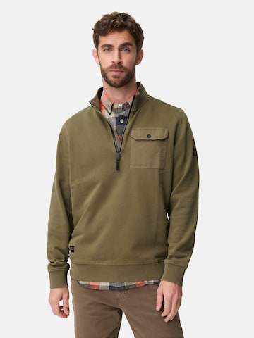 CAMEL ACTIVE Sweater in Green: front