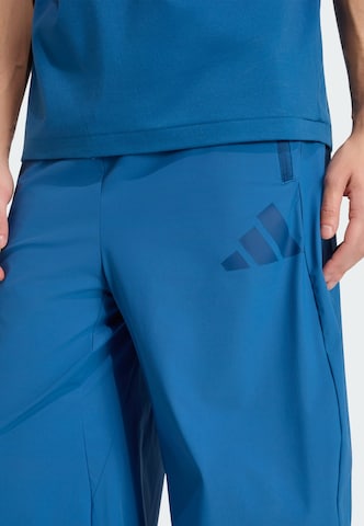 ADIDAS SPORTSWEAR Loose fit Sports trousers 'Z.N.E.' in Blue