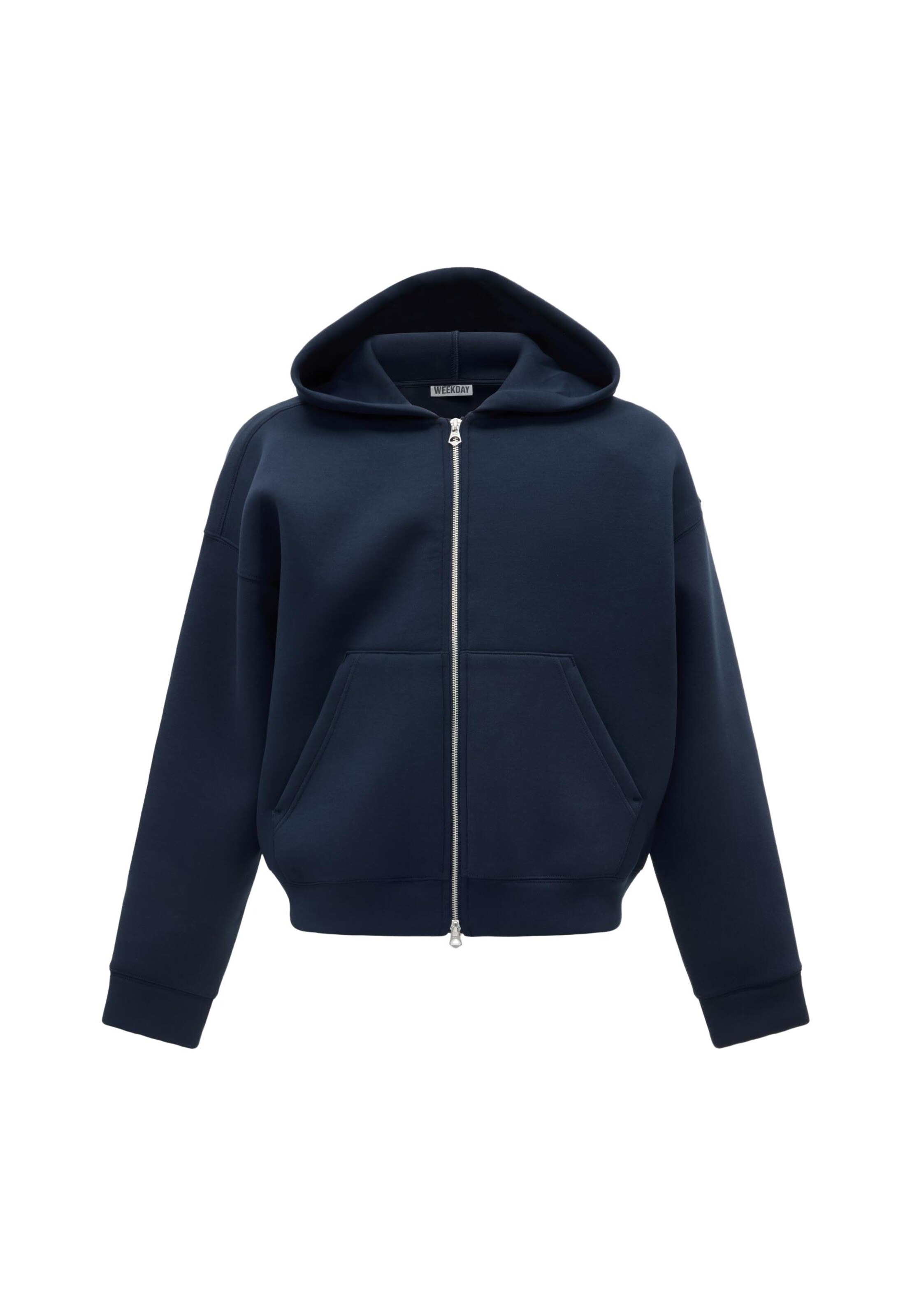 WEEKDAY Sweatjacken 'Simon' in Blau: Vorderseite