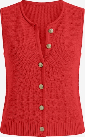 Imily BelaKardigan bez rukava - crvena boja: prednji dio