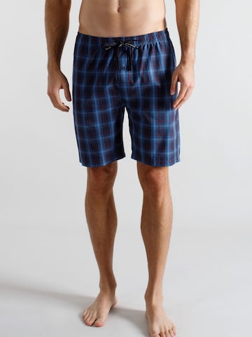TOM TAILOR Pyžamové kalhoty 'Bermuda' – modrá: přední strana