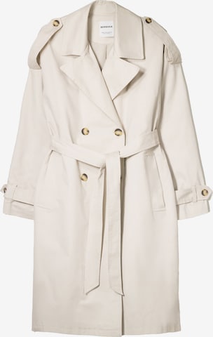 Cappotto di mezza stagione di Bershka in grigio: frontale