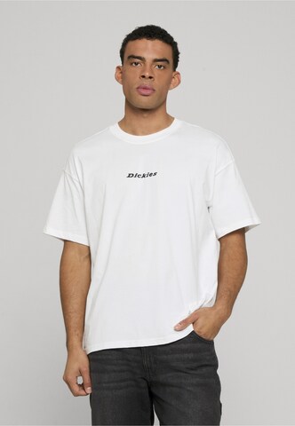 DICKIES Shirt 'Enterprise' in Wit: voorkant