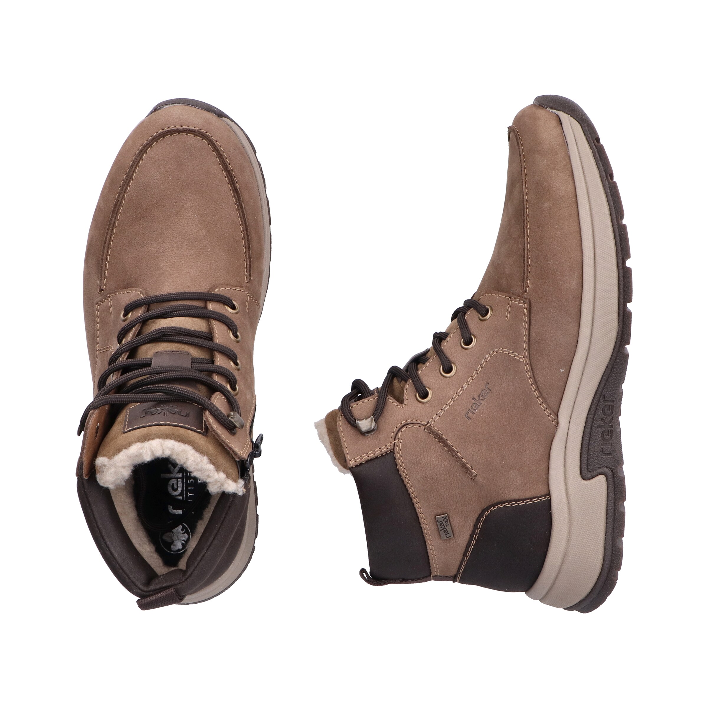 Rieker Veterboots in Beige