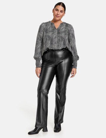 SAMOON Boot cut Pants in Black