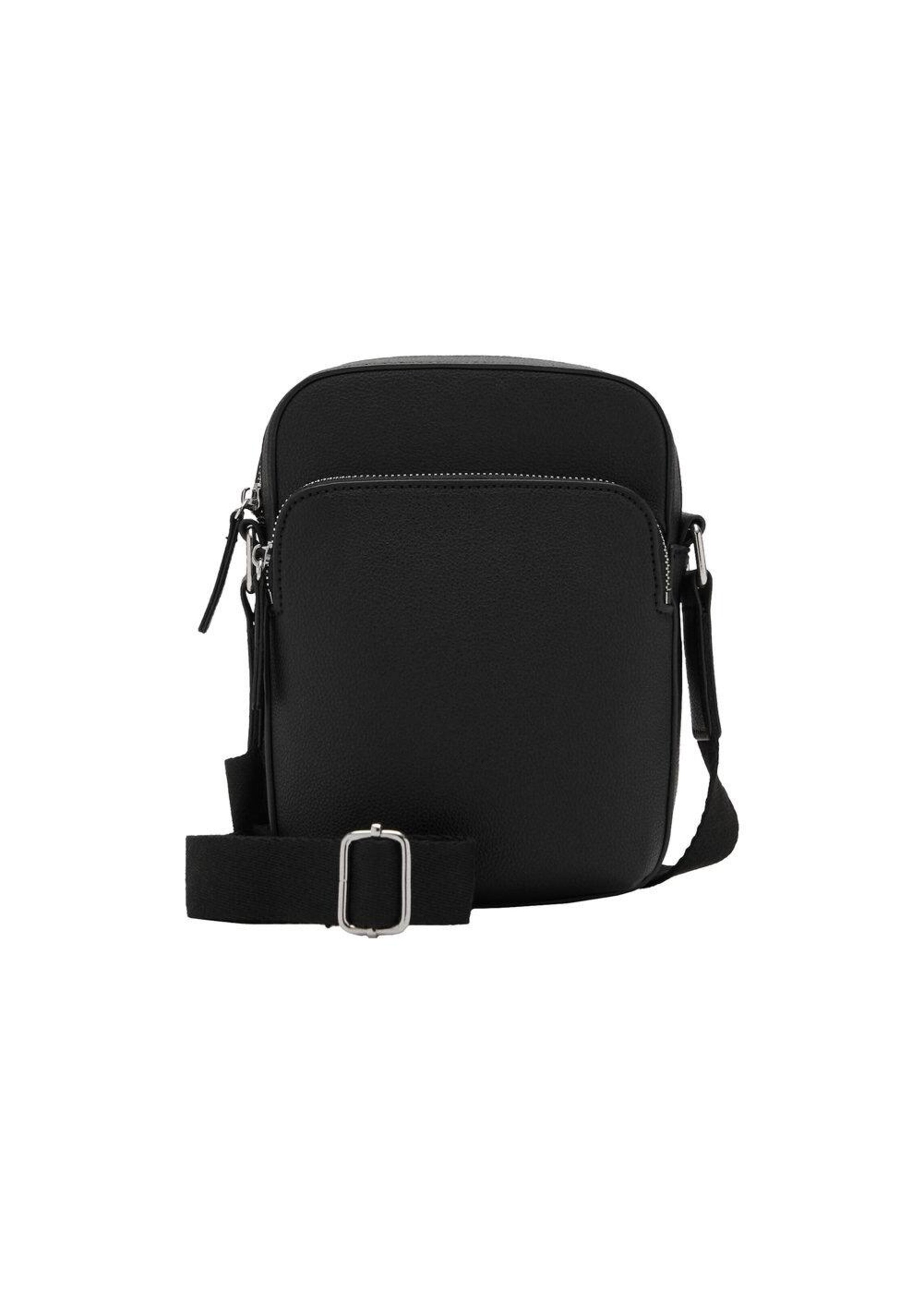 MANGO MAN Crossbody Bag 'Park' in Black: front