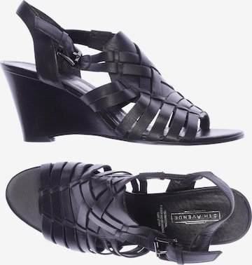 5TH AVENUE Sandals & High-Heeled Sandals in 38 in Black: front