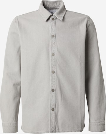 DAN FOX APPAREL Regular Fit Paita 'Jason' värissä harmaa: etupuoli