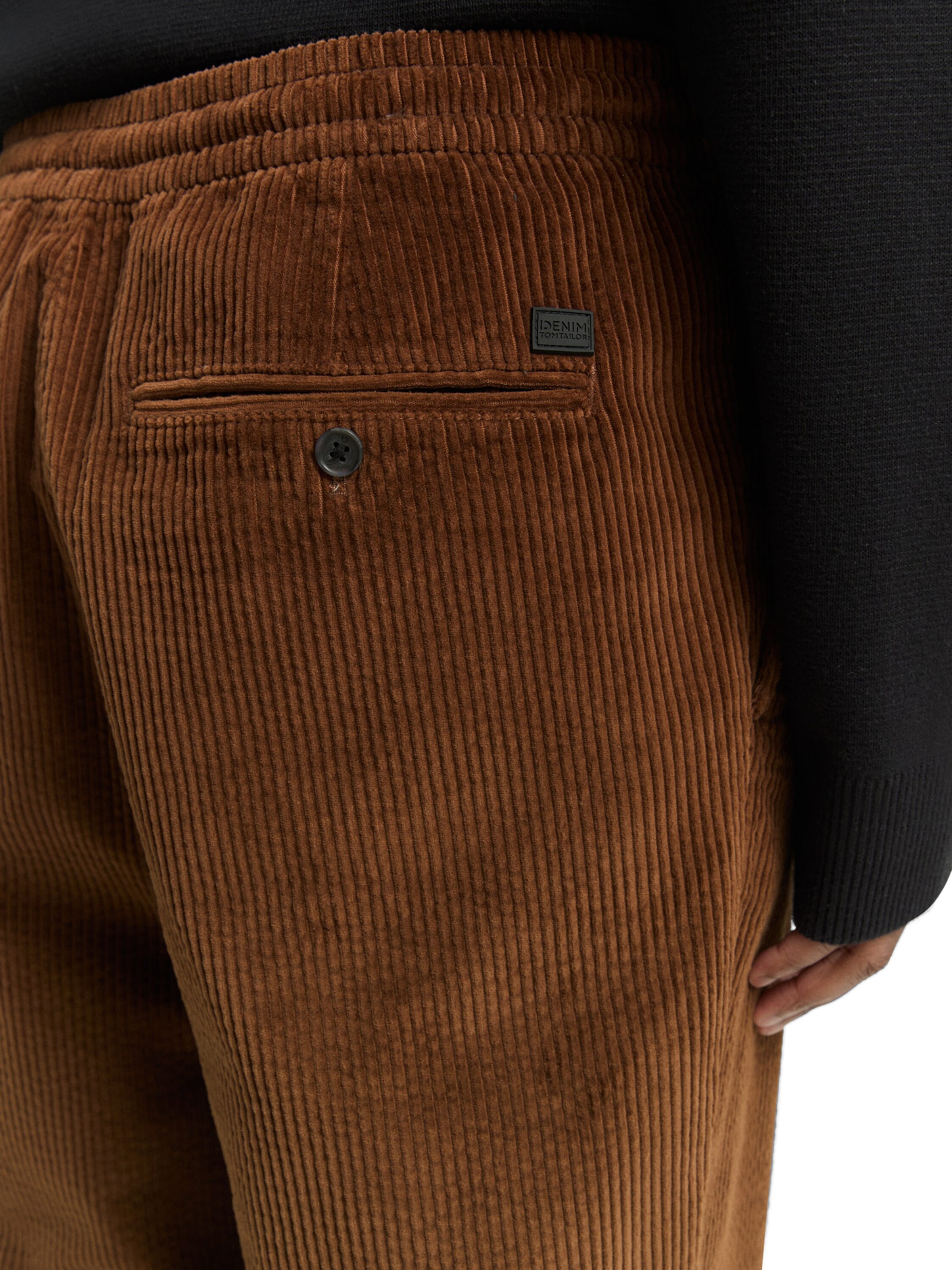 Loosefit Pantaloni chino di TOM TAILOR DENIM in marrone