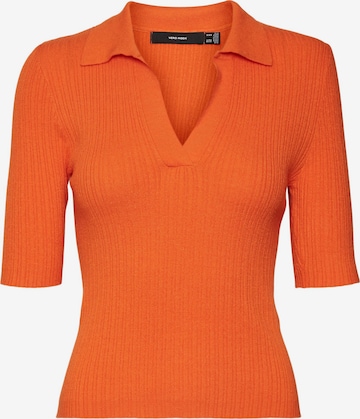 VERO MODA Sweater 'HOLLY' in Orange: front