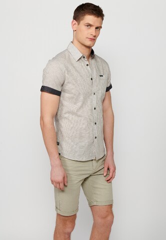 KOROSHI - Ajuste regular Camisa en gris
