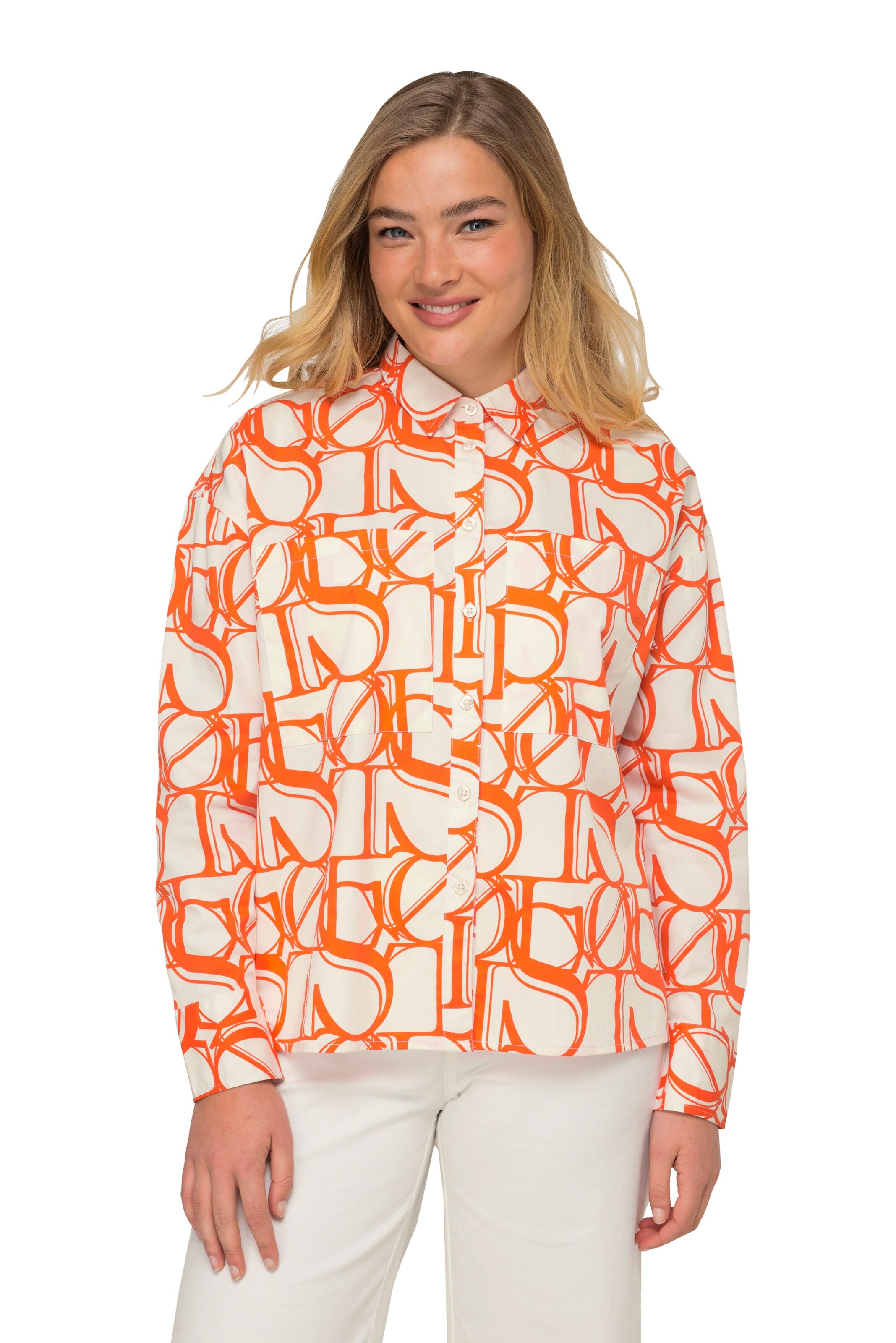 LAURASØN Blouse in White: front