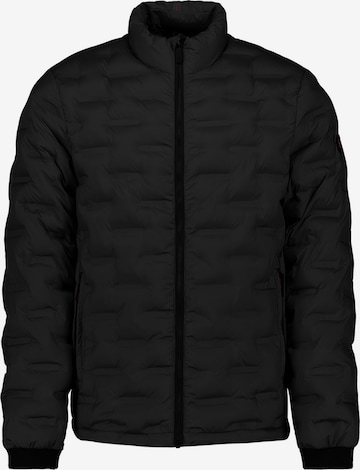 No Excess Демисезонная куртка 'Jacket Short Fit Padded Sealed' в Черный: спереди