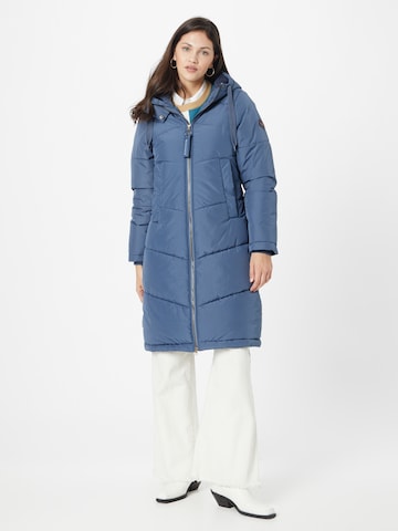 Iriedaily Winter Coat 'Paddie' in Blue: front