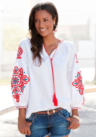 LASCANA - Blusa en blanco: frente