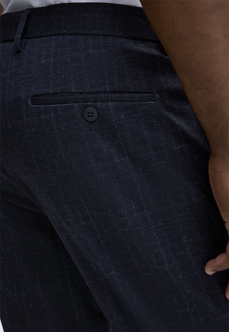 Coupe slim Pantalon à plis 'Kynd' STRELLSON en bleu